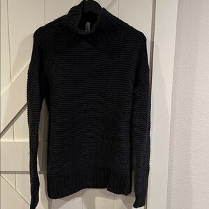 Lululemon Athletica Black Knit Sweater
